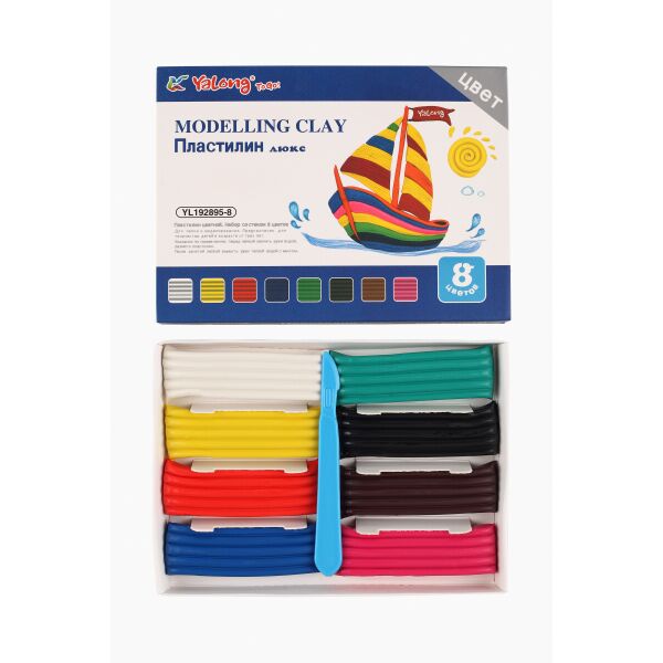 

Пластилін YaLong Modelling Clay 8 кол. YL192895-8 (6938247136555)