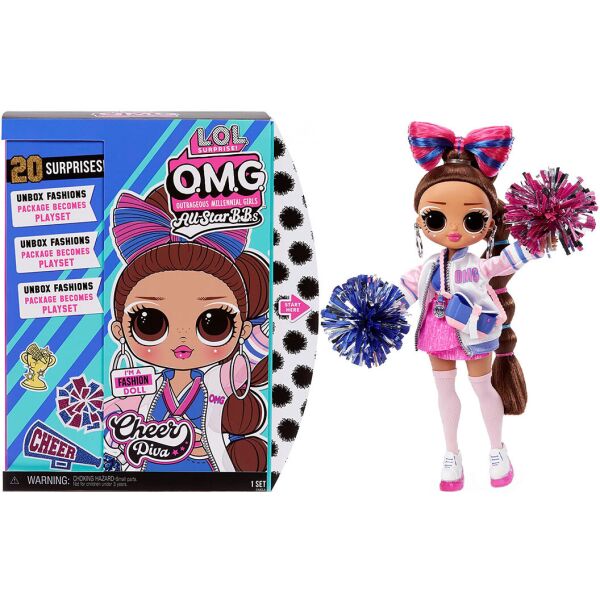 

Ігровий набір з лялькою L.O.L. SURPRISE! серії "O.M.G. Sports Doll" – ЛЕДІ-ЧИРЛІДЕР (з аксесуарами) (6900006613416)