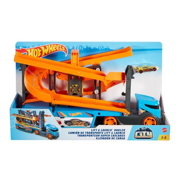 

Грузовик-транспортер Hot Wheels City Крутой спуск (GNM62) (887961873962)