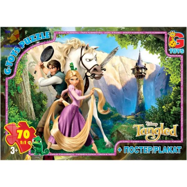 

Пазли ТМ "G-Toys" із серії "Рапунцель", 70 елементів TA002 (4824687630192)