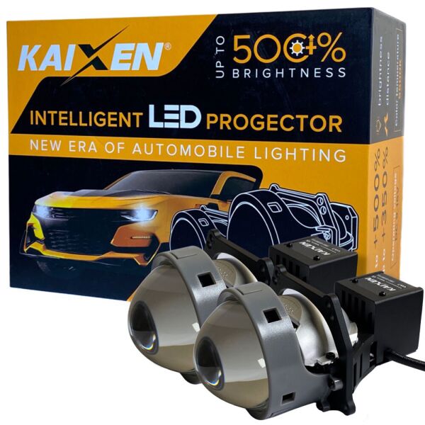 

Светодиодные линзы Bi-LED Kaixen I8 (Aozoom A8) 3.0" 5500k 62w 12v