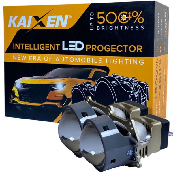 

Светодиодные линзы Bi-LED Kaixen I5 (Dragon Knight) 3.0" 5500k 66w 12v