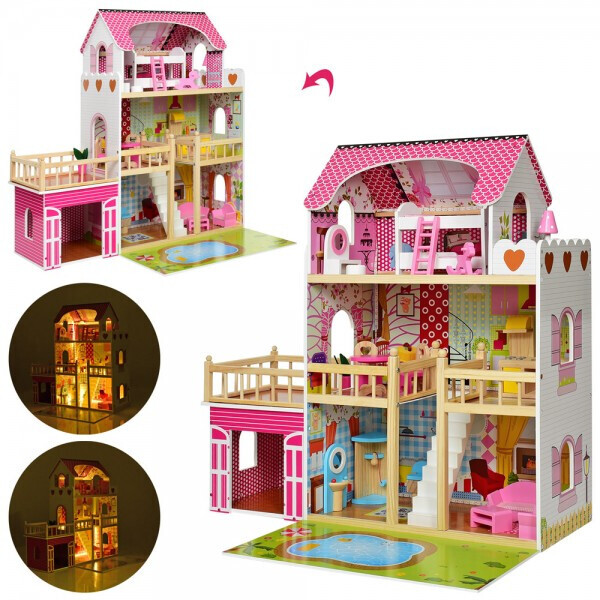

Деревянная игрушка Домик Bambi MD 2672