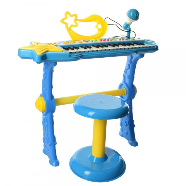 

Синтезатор Bambi MTK007 голубой 55см