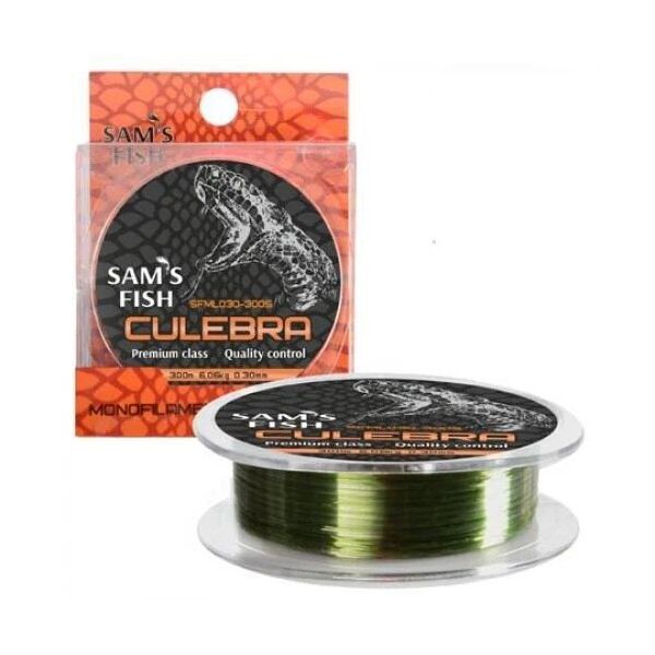 

Леска нейлон Sams fish Culebra 300мx0.35мм зеленый