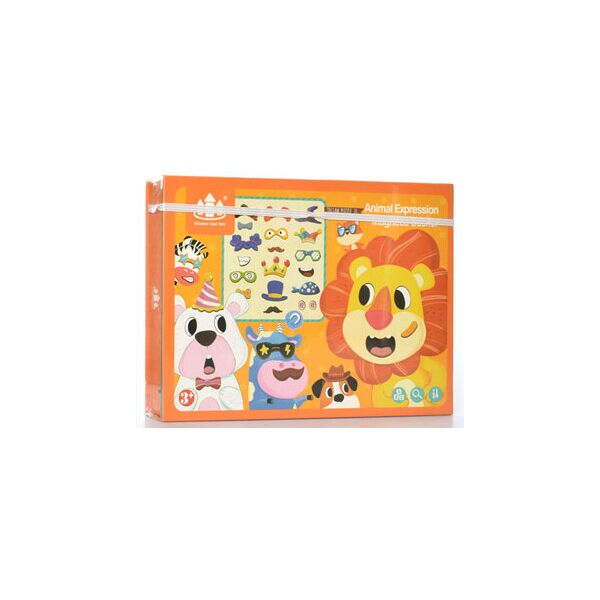 

Деревянная игрушка Пазлы Bambi MD 2546 Оранжевый