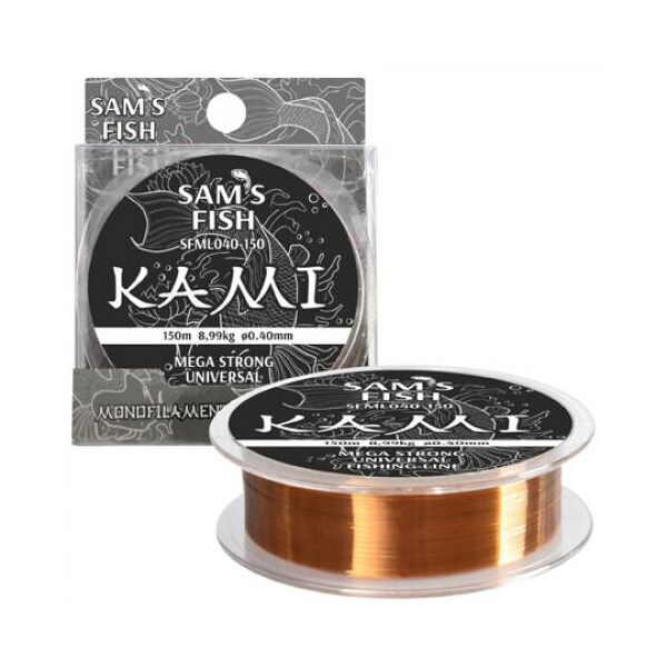 

Леска нейлон Sams fish Kami 150мx0.40мм коричневый