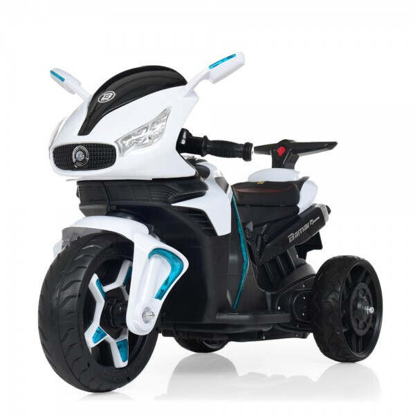 

Мотоцикл Bambi Racer M 3965EL-1 белый, MP3,USB