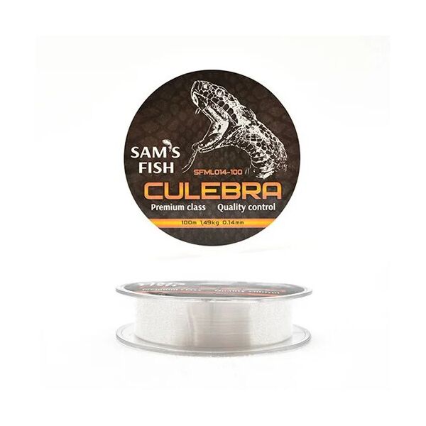 

Леска нейлон Sams fish Culebra 100мx0.7мм белая