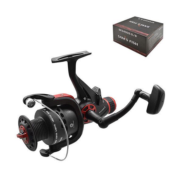 

Катушка Sams Fish фрикцион задний и передний, с бейтраннером 3bb 5000 графитовая шпуля MMS-SF24005-5