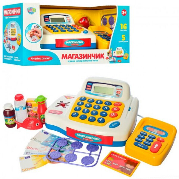 

Кассовый аппарат LIMO TOY 7020 RU 16 предметов