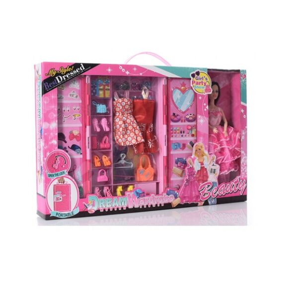 

Мебель Bambi DSJ69-1-4 19,5-в31-6см, кукла, наряды