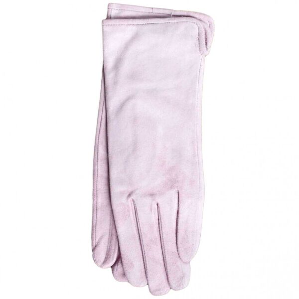 

Женские замшевые перчатки Shust Gloves розовые 751s2 М