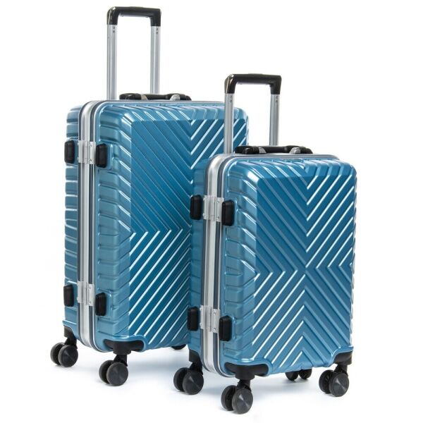 

Комплект чемоданов 2/1 ABS-пластик PODIUM 07 blue замок 31484