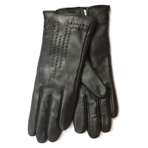 

Перчатки женские чёрные кожаные сенсорные 948s3 L Shust Gloves