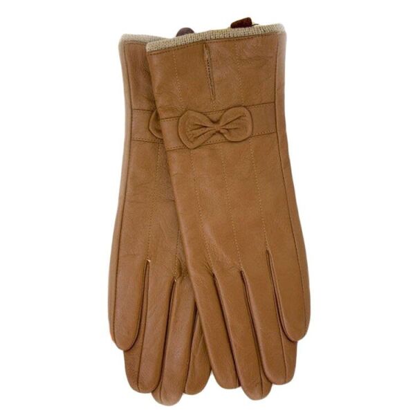 

Женские кожаные коричневые перчатки Shust Gloves