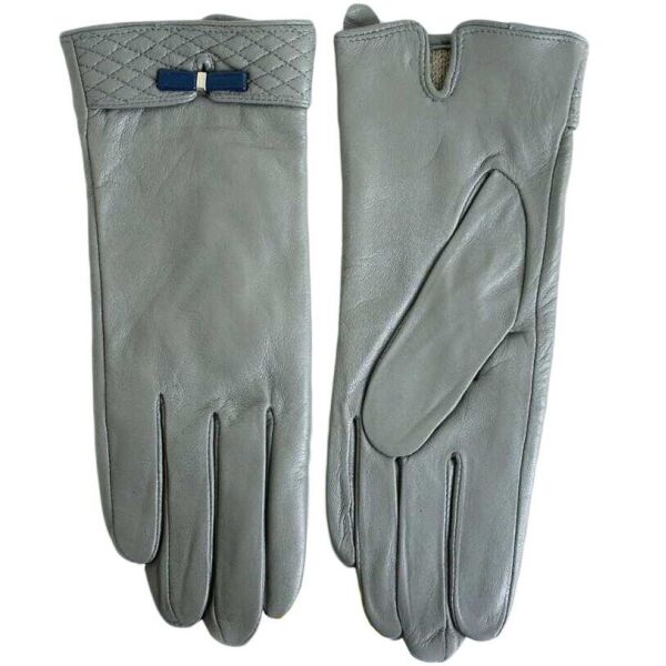 

Женские кожаные перчатки Shust Gloves серые 375s2 M