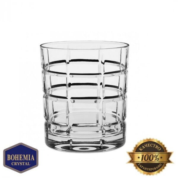 Акция на Набор стаканов для виски стеклянных Bohemia Timesquare 320 мл 6 шт (7282) от Allo UA