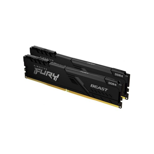 

Модуль памяти для компьютера DDR4 32GB (2x16GB) 3000 MHz FURY Beast Black Kingston Fury (ex.HyperX) (KF430C16BBK2/32)