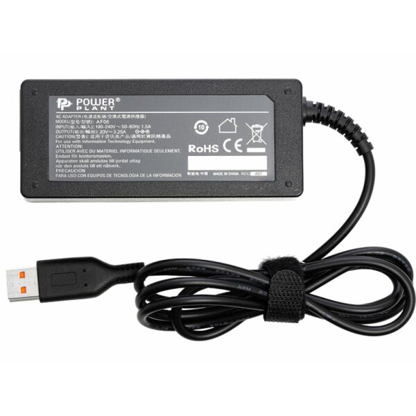 

Блок питания к ноутбуку PowerPlant IBM/LENOVO 220V, 20V 65W 3.25A (YOGA3) (IB65HYOGA)