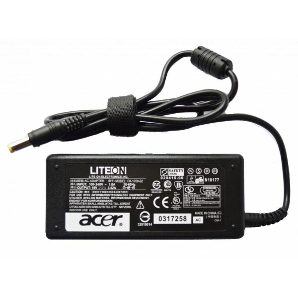 

Блок питания к ноутбуку Drobak ACER 65W 19V 3.42A разъем 5.5*1,7 (140117)