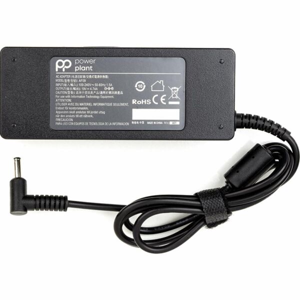 

Блок питания к ноутбуку PowerPlant ASUS 220V, 19V 90W 4.74A (4.5*3.0) (AS90F4530)