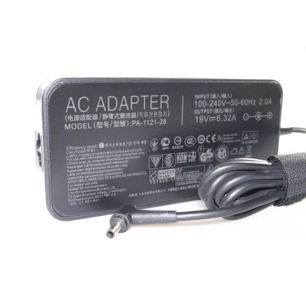 

Блок питания к ноутбуку ASUS 120W 19V, 6.32A, разъем 4.5/3.0 (PA-1121-28 A15-120P1A / A40161)