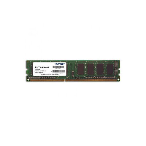 

Модуль памяти для компьютера DDR3 8GB 1600 MHz Patriot (PSD38G16002)