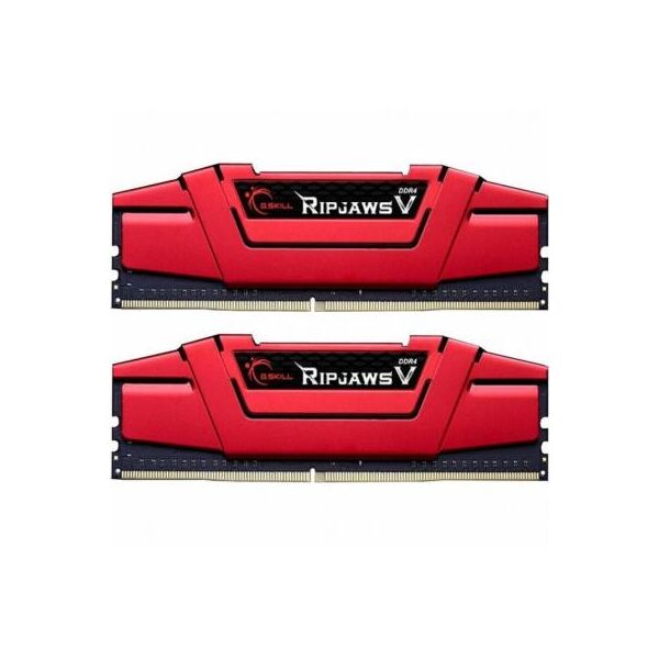 

Модуль памяти для компьютера DDR4 8GB (2x4GB) 2400 MHz RIPJAWS V RED G.Skill (F4-2400C17D-8GVR)