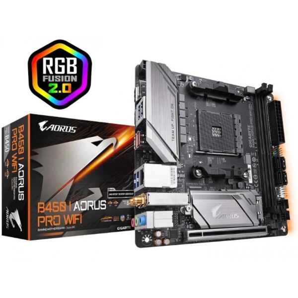 

Материнская плата Gigabyte B450 I AORUS PRO WIFI