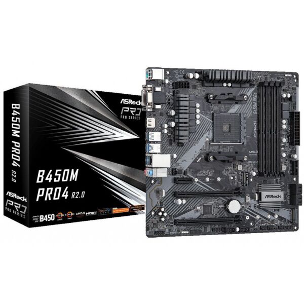 

Материнская плата ASRock B450M PRO4 R2.0