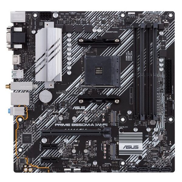 

Материнская плата Asus Prime B550M-A (Wi-Fi) (sAM4, AMD B550, PCI-Ex16)
