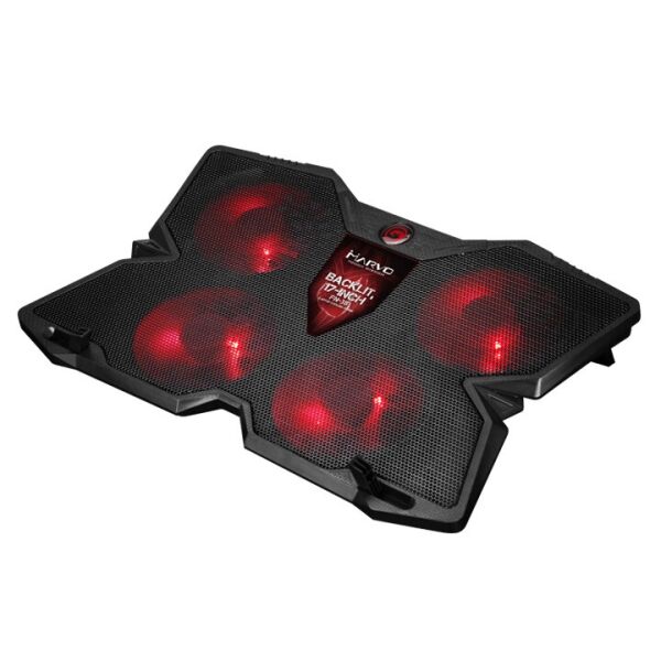 

Охлаждающая подставка для ноутбука Marvo FN-38 Red-LED Black (FN-38RD)