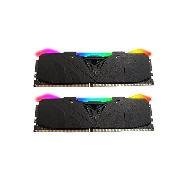 

Модуль памяти для компьютера DDR4 16GB (2x8GB) 3000 MHz Viper RGB Black Patriot (PVR416G300C5K)