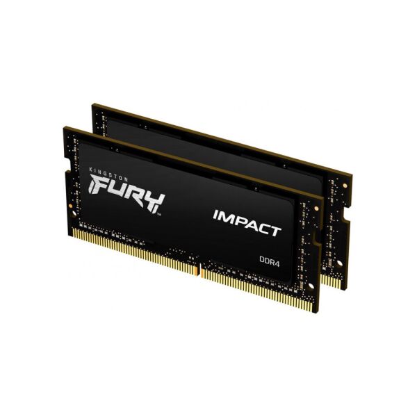 

Модуль памяти для ноутбука SoDIMM DDR4 32GB (2x16GB) 2666 MHz FURY Impact Kingston Fury (ex.HyperX) (KF426S16IBK2/32)