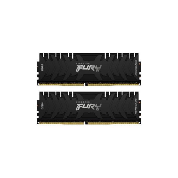 

Модуль памяти для компьютера DDR4 32GB (2x16GB) 4000 MHz Renegade Black Kingston Fury (ex.HyperX) (KF440C19RB1K2/32)