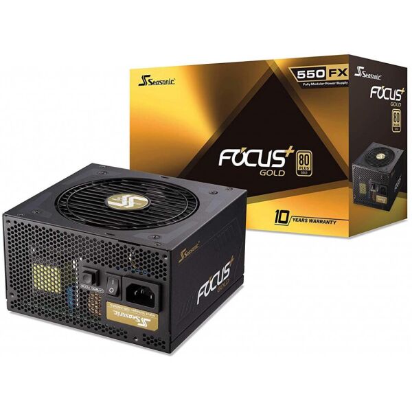 

Блок питания Seasonic 550W FOCUS GX-550 Gold (SSR-550FX NEW)