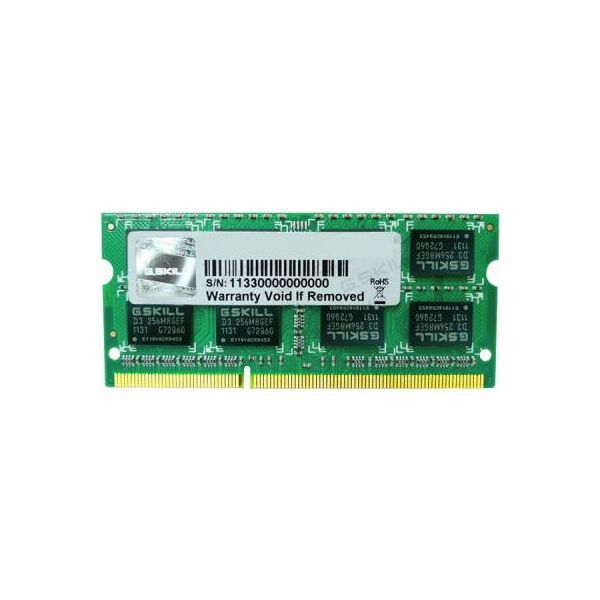 

Модуль памяти для ноутбука SoDIMM DDR3L 8GB 1600 MHz G.Skill (F3-1600C11S-8GSL)