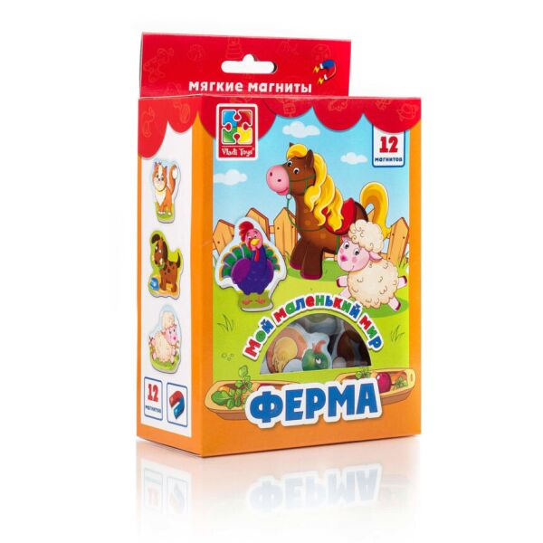 

Мой маленький мир на магнитах "Ферма" VT3106-01 (рус)