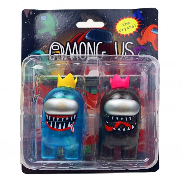 

Фигурки героев "Among Us" Metr+ 21402A 2 героя в наборе (Черный и синий)