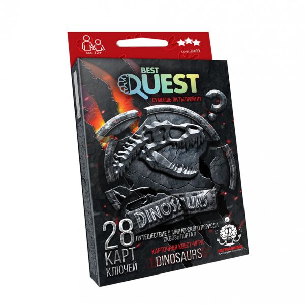 

Детская карточная квест-игра "BEST QUEST" Danko Toys BQ-01 рус (Чёрный)