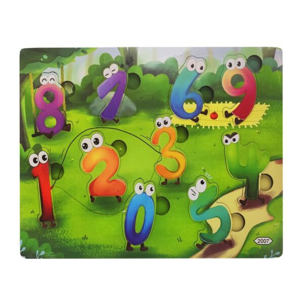 

Деревянная игрушка Пазлы Bambi MD 2561 (Английский алфавит с глазками)