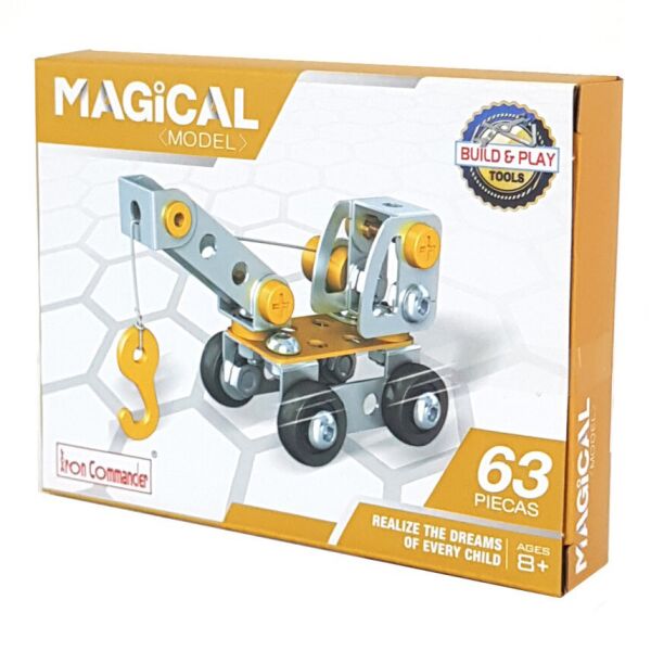 

Металлический конструктор "Серия Строители" Build and Play Tools 816B-3 (Автокран)