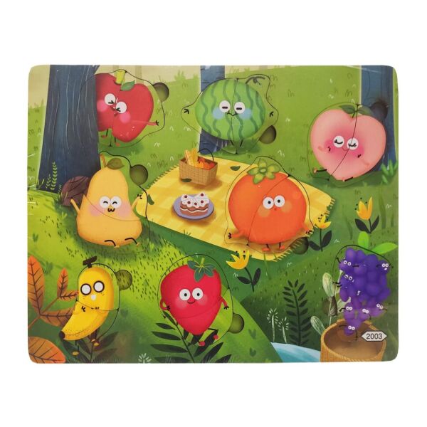 

Деревянная игрушка Пазлы Bambi MD 2561 (Фрукты)