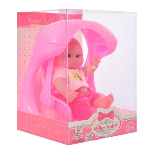 

Пупс Bambi 60233EG (Розовые качели)