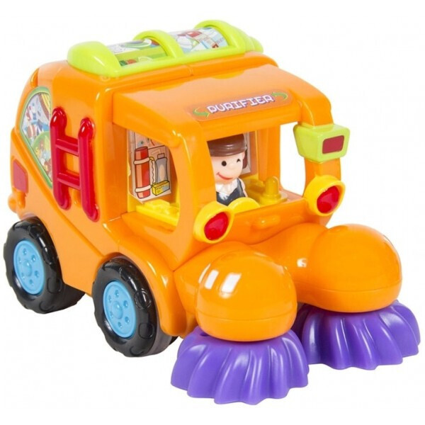 

Спецтехника инерционная Limo Toy 386 ABC инерционная, 12см (Уборочная Машина)