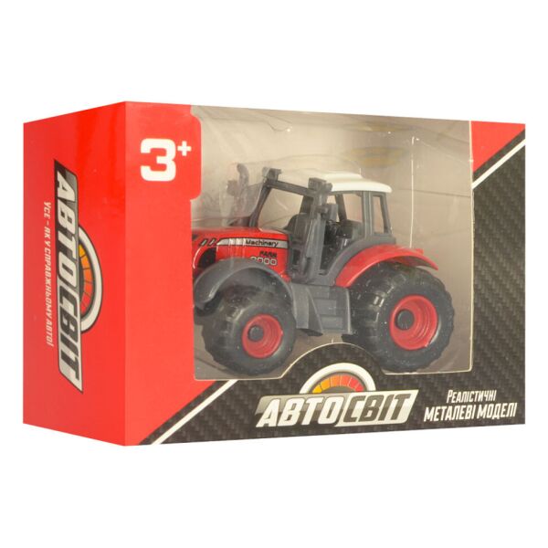 

Игрушечный Трактор Автосвіт AS-1960 7 см (Красный)