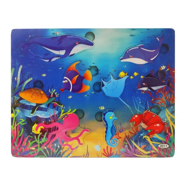 

Деревянная игрушка Пазлы Bambi MD 2561 (Морские животные)