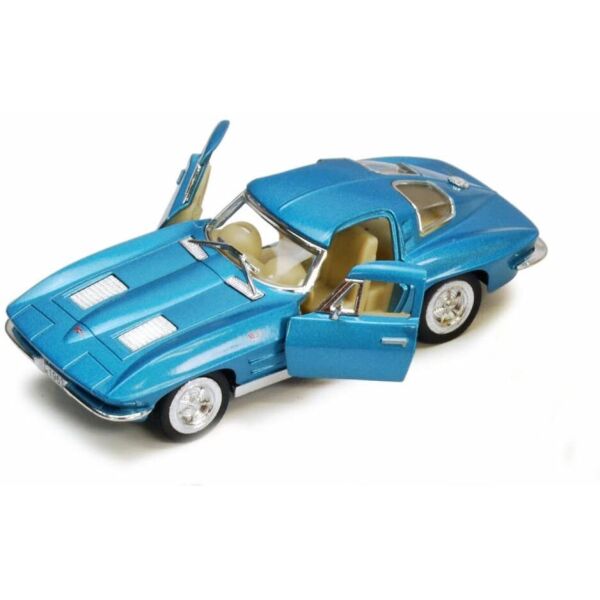 

Машинка Corvette "Sting Rey" 1963 Kinsmart KT5358W инерционная, 1:32 (Синий)