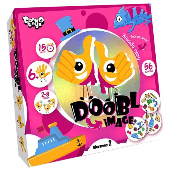 

Настольная развлекательная игра "Doobl Image" Danko Toys DBI-01 большая, укр (Multibox 2)